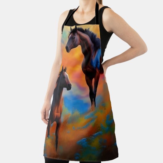 Tablier Chevaux sauvages (Insitu)