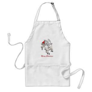 Tablier Chèvre de Noël volante merveilleuse