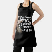 Tablier Chèvre hurler Soutien émotionnel Chèvre animal Pro (Insitu)