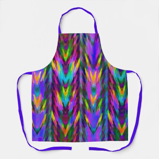 Tablier Chevron tribal brillant (Recto)