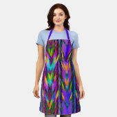 Tablier Chevron tribal brillant (Porté)
