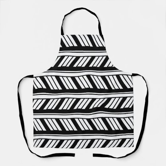 Tablier Chevron Zigzag rayures (Recto)