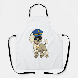 Tablier Chibi Anime Police Poodle Chien