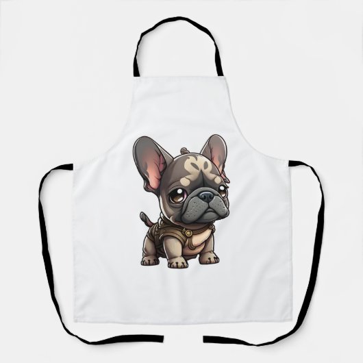 Tablier Chibi French Bulldog (Recto)