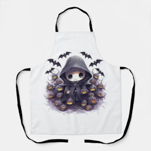 Tablier Chibi Grim Reaper Halloween - Fantastique sombre a