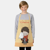 Tablier Chibi HARRY POTTER™ & Hedwig (Porté)