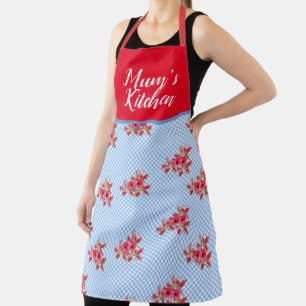 Tablier Chic Blue En vichy Mums Kitchen