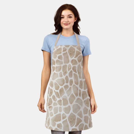 Tablier Chic Giraffe Print  (Porté)