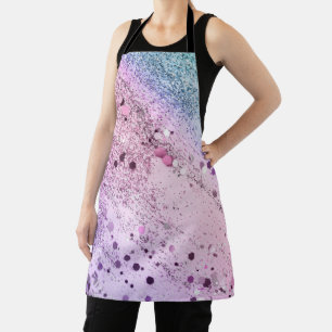 Tablier Chic Glitter Glam 4 (Couleurs Licorne) #art #paill