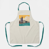 Tablier Chicago | Skyline moderne (Recto)