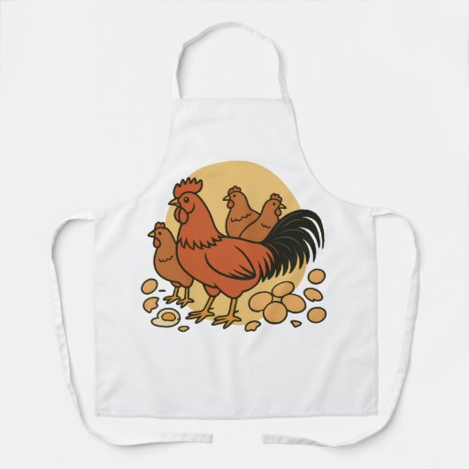Tablier Chicken Lover Apron (Recto)
