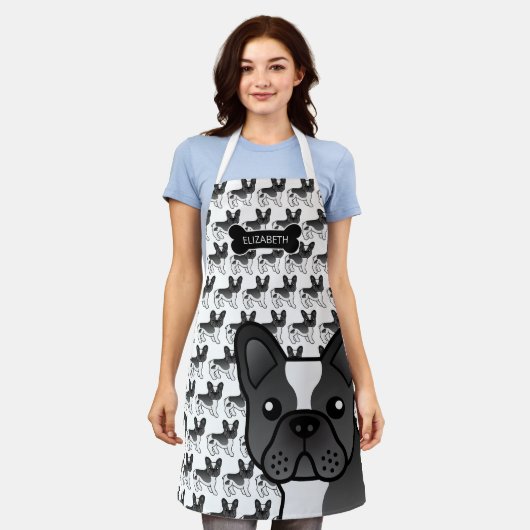Tablier Chien à Chien à Chien à Chien à Chien à Chien et N (Porté)