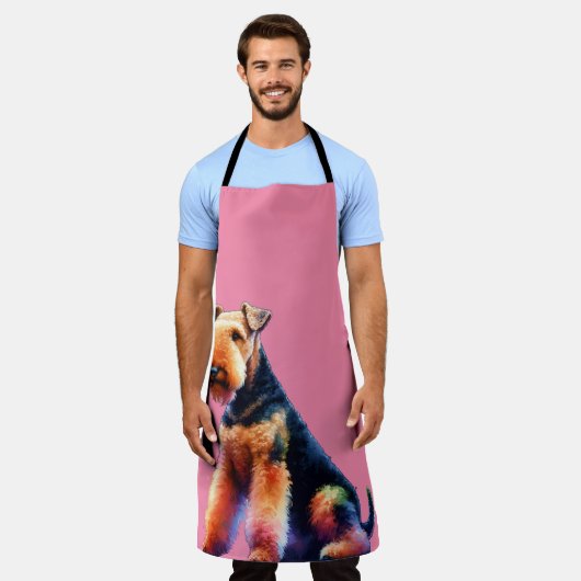 Tablier Chien Airedale (Porté)