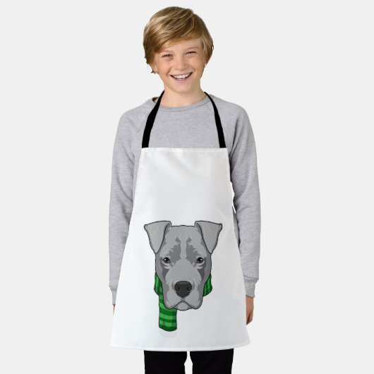 Tablier Chien avec Écharpe (Porté)