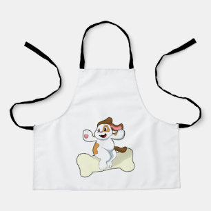 Tablier Chien avec os