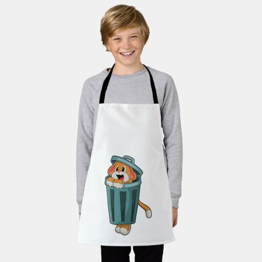 Tablier Chien avec Trashcan (Porté)