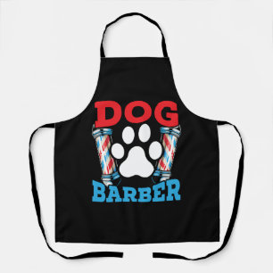 Tablier Chien Barbier Animateur Animateur Salon Animateur