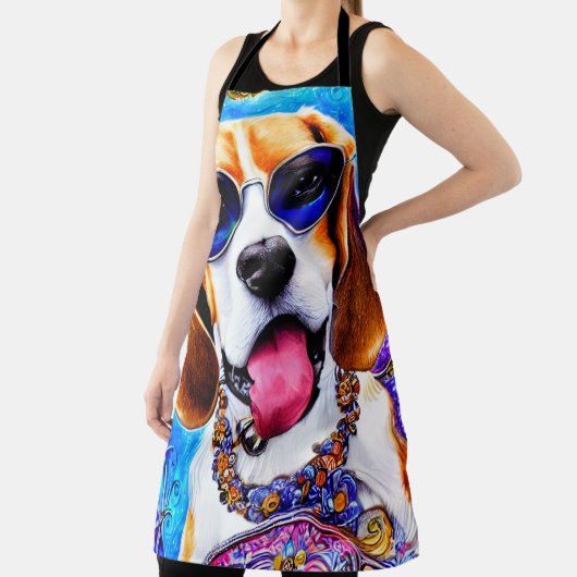 Tablier Chien Beagle fou (Insitu)