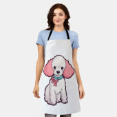 Tablier Chien Caniche Super Mignon (Porté)