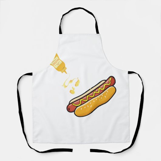 Tablier Chien Chaud Mignon & Flacon de Moutarde (Recto)