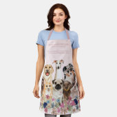 Tablier Chien Cheveux coupé Chiot Grooming Petsitter (Porté)