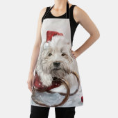 Tablier Chien Coton De Tulear Noël Festif (Insitu)