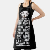 Tablier Chien dalmate Chaque Snack Que Vous Cuisez (Insitu)