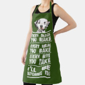 Tablier Chien dalmate Chaque Snack Que Vous Cuisez (Insitu)