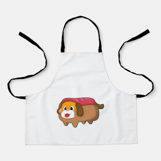 Tablier Chien dans Hotdog (Recto)