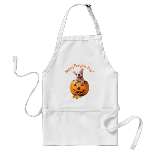Tablier Chien dans Jack-o-Lantern (Devant)