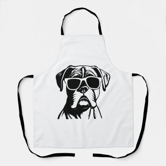 Tablier Chien de boîte (Recto)
