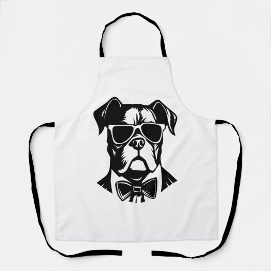 Tablier Chien de boîte (Recto)