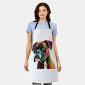 Tablier Chien de boîte coloré (Porté)