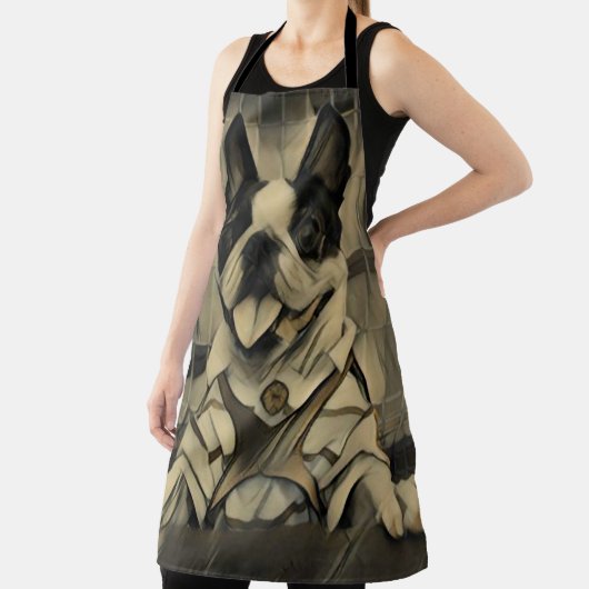 Tablier Chien de Boston (Insitu)