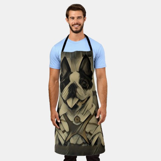 Tablier Chien de Boston (Porté)