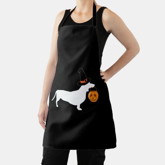 Tablier (Chien de chien Halloween) (Insitu)