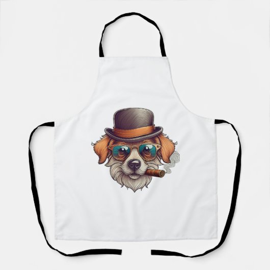Tablier Chien de cigares (Recto)