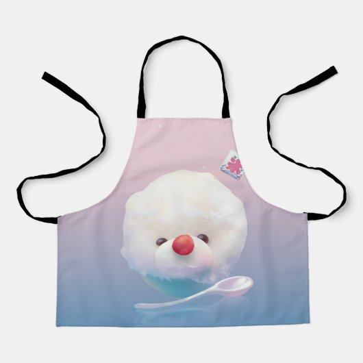 Tablier Chien de glace rasé mignon (Recto)