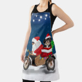 Tablier Chien de Havanais Noël Père Noël (Insitu)