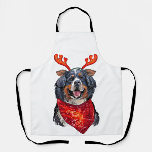 Tablier Chien de montagne bernois de Noël