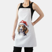 Tablier Chien de Noël beagle (Insitu)
