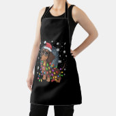 Tablier Chien de Noël Dachshund Père Noël Xmas Wiener (Insitu)