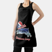 Tablier Chien de Noël Festif | Cute Puppy Père Noël (Insitu)