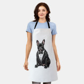Tablier Chien de taureaux français à Tuxedo (Porté)