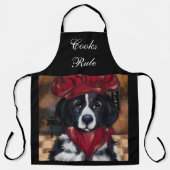 Tablier Chien de Terre-Neuve (Recto)