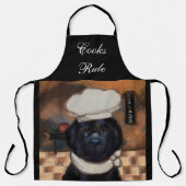 Tablier Chien de Terre-Neuve (Recto)