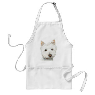 Tablier Chien de Terrier blanc de montagne occidentale