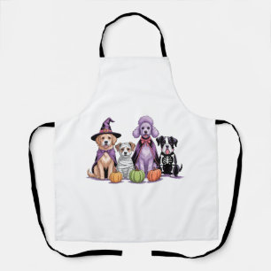 Tablier Chien d'Halloween Squad