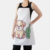 Tablier Chien doux avec Cactus (Insitu)