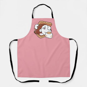 Tablier Chien drôle et design de S'more – Pun pour amateur